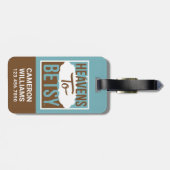 De hemel voor Betsy Bagagelabel (Achterkant horizontaal)