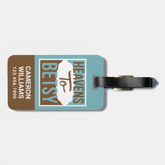 De hemel voor Betsy Bagagelabel (Achterkant horizontaal)