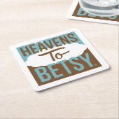 De hemel voor Betsy Kartonnen Onderzetters (Schuin)