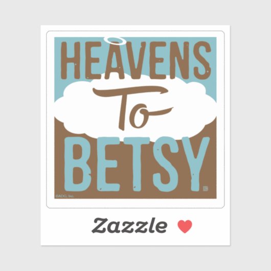 De hemel voor Betsy Sticker (Vel)
