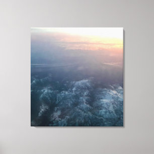 De hemel weet het canvas afdruk