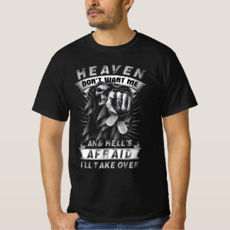 De hemel wil me niet en de hel is bang dat ik een t-shirt