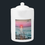 De hemel ziet er zo uit bij zonsopgang. theepot<br><div class="desc">Dit ontwerp show hoe de hemel er uitziet naar zonsopgang.</div>