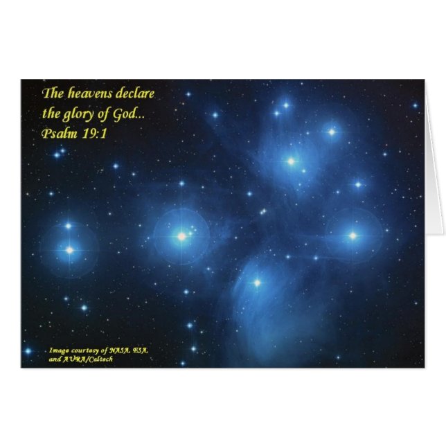 De hemelen verklaren de glorie van God (Voorkant Horizontaal)