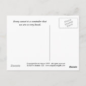 De hemelen verklaren de glorie van God... Briefkaart (Achterkant)