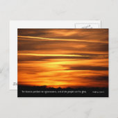 De hemelen verklaren | V2 | Psalm 97 v 6 Briefkaart (Voorkant / Achterkant)