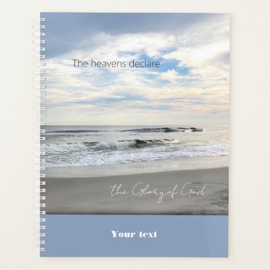 De Hemelen Verkondigen de Glorie van God Planner (Voorkant)