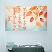 De Hemelen Vertellen Zijn Glorie Psalm 19:1 Spandoek (Beurs)