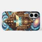 De hemelse bibliotheek van oneindige kennis Case-Mate iPhone case (Achterkant (horizontaal))