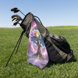 De Hemelse Boom der Eeuwige Rijken Golfhanddoek