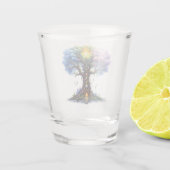 De Hemelse Boom van Eeuwige Rijken Shot Glas (Achterkant)
