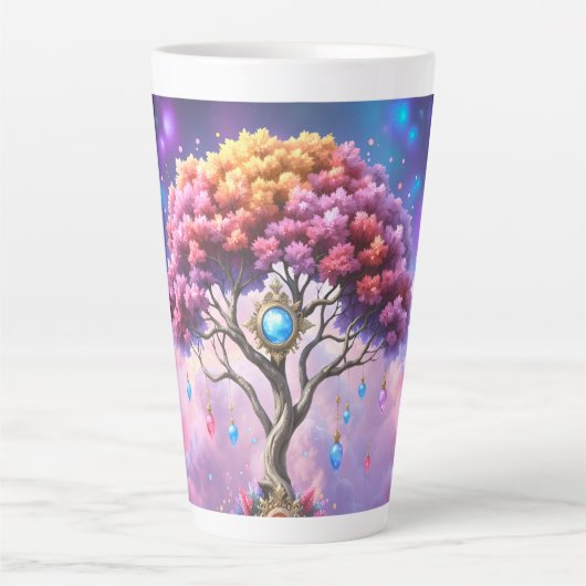 De Hemelse Boom van Worden. Latte Mok (Voorkant)