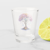 De Hemelse Boom van Worden. Shot Glas (Achterkant)
