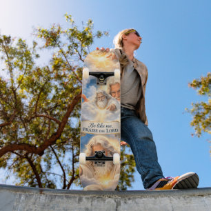 De hemelse Heer Christelijke skateboard