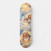 De hemelse Heer Christelijke skateboard (Voorkant)