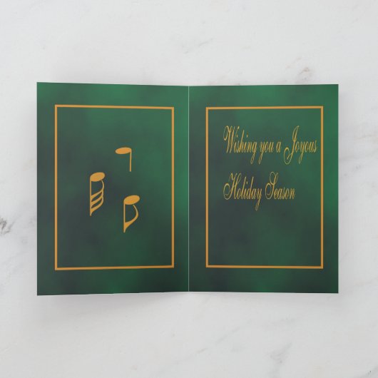 De hemelse kaart van Chirstmas van de Harmonie (Binnen)