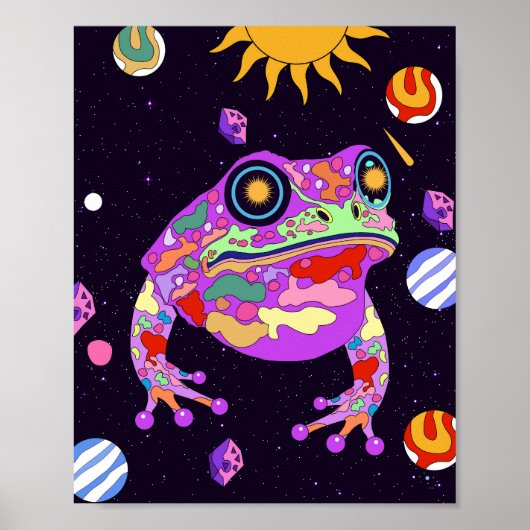 De Hemelse Kikker Poster (Voorkant)