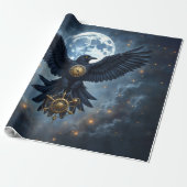 De Hemelse Kraai. Cadeaupapier (Uitgerold)