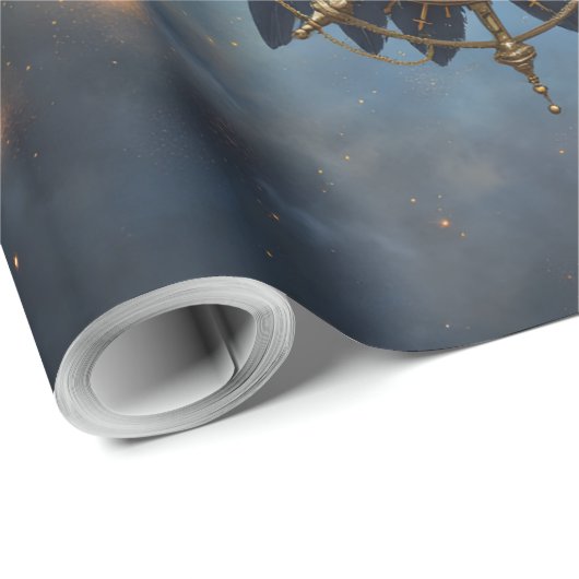 De Hemelse Kraai. Cadeaupapier (Rol Hoek)