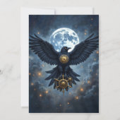 De Hemelse Kraai.  Kaart (Achterkant)