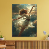 De hemelse sprong van een melancholische droom canvas afdruk (Insitu (Woonkamer))