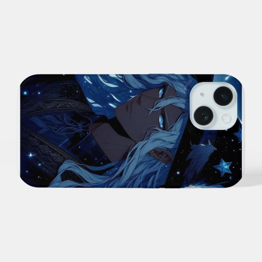 De hemelse tovenaar iPhone 15 case (Achterkant horizontaal)