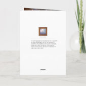 De hemelsterren van de Astronomie van Orion van de Bedankkaart (Achterkant)