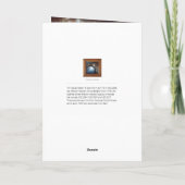 De hemelsterren van de Astronomie van Orion van de Bedankkaart (Achterkant)