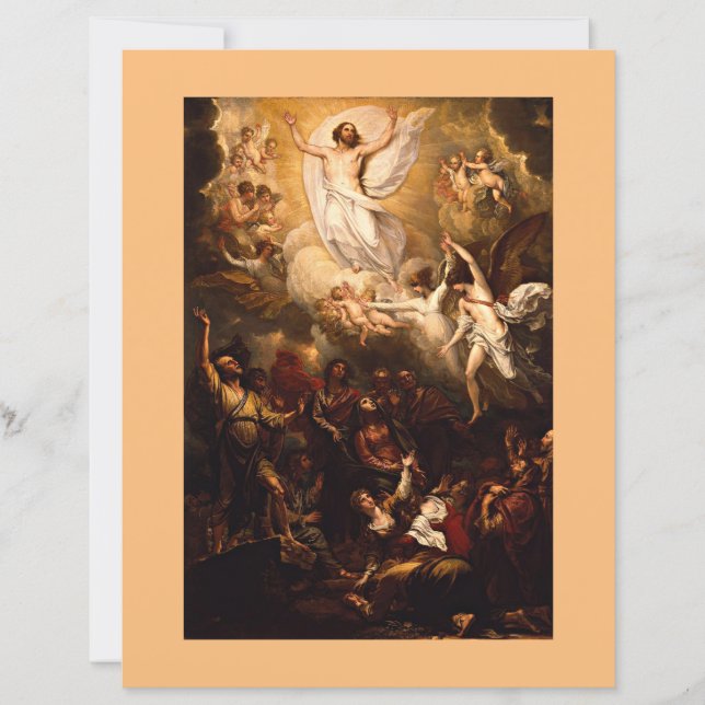 De Hemelvaart door Benjamin West (Voorkant)