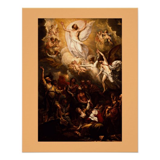 De Hemelvaart door Benjamin West Perfect Poster (Voorkant)