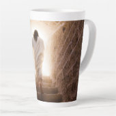 De Hemelvaart – Jezus die het Licht binnenwandelt Latte Mok (Rechterhoek)