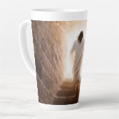 De Hemelvaart – Jezus die het Licht binnenwandelt Latte Mok (Linkerhoek)