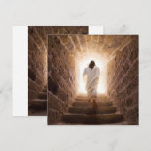 De Hemelvaart – Jezus loopt het licht in Kaart (Voorkant / Achterkant)