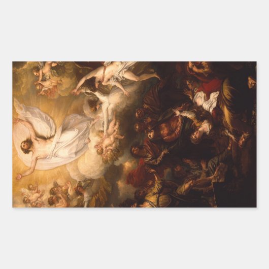 'De Hemelvaart' Rechthoekige Sticker (Voorkant)