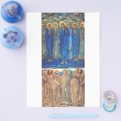 De Hemelvaart van Christus door Edward Burne Jones Flyer (Enkel)