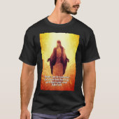 De Hemelvaart van de Maagd Maria | Bijbelvers zwar T-shirt (Voorkant)