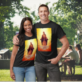 De Hemelvaart van de Maagd Maria | Bijbelvers zwar T-shirt