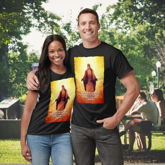 De Hemelvaart van de Maagd Maria | Bijbelvers zwar T-shirt