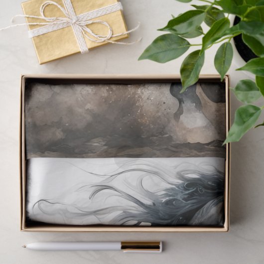 De hengst van Decoupage Central Tissuepapier (Geschenk)