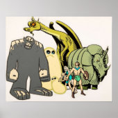 De Herculoïden Comic Classic  Retro Cartoon Poster (Voorkant)