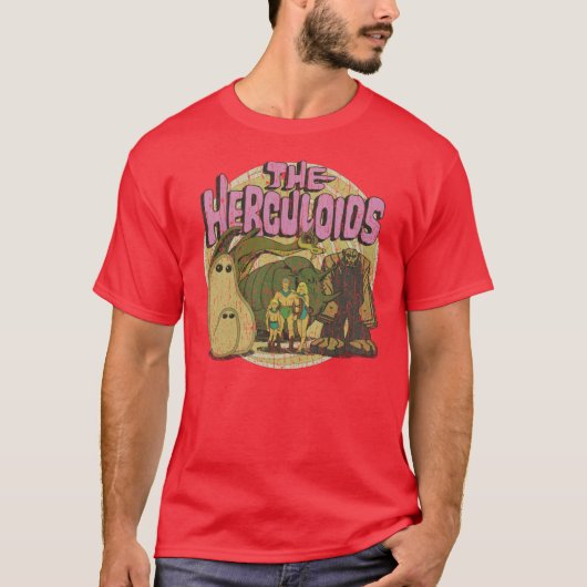 De Herculoids 1967 familiegeschenk T-shirt (Voorkant)