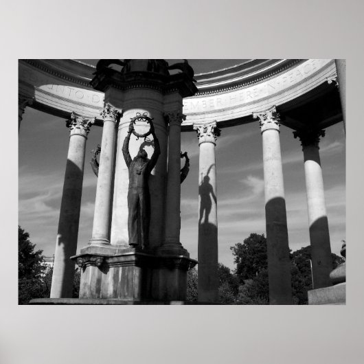 De herdenking van de nationale oorlog in Wales. Poster (Voorkant)