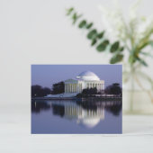 De herdenking van Thomas Jefferson Briefkaart (Staand voorkant)