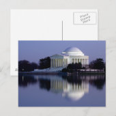 De herdenking van Thomas Jefferson Briefkaart (Voorkant / Achterkant)