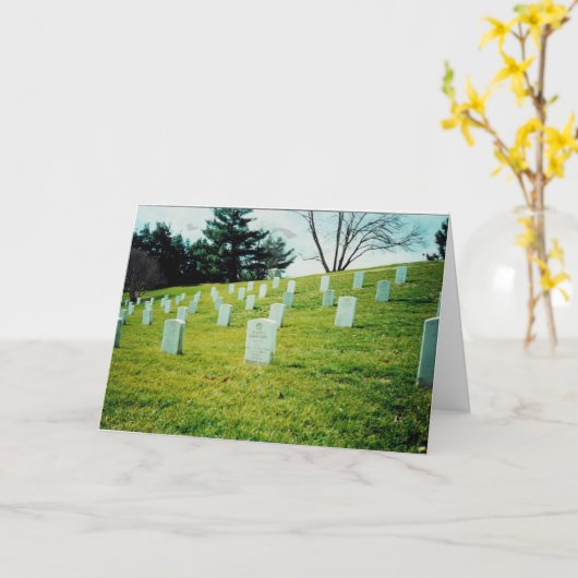 De Herdenkings Nationale Begraafplaats Arlington Kaart (Gele Bloem)