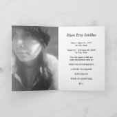 de herdenkings treden van kaartwisteria kaart (Binnen)