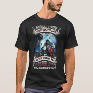 De herdenkingsdag is voor hen de Veteranendag voor T-shirt
