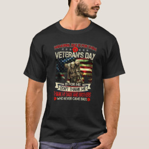 De herdenkingsdag is voor hun Veteranendag voor Da T-shirt