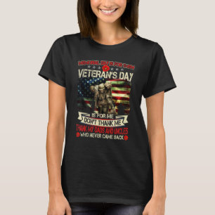 De herdenkingsdag is voor hun Veteranendag voor Da T-shirt