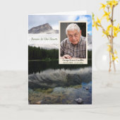 De HerdenkingsKaart van de Scène van het Meer van Kaart (Gele Bloem)